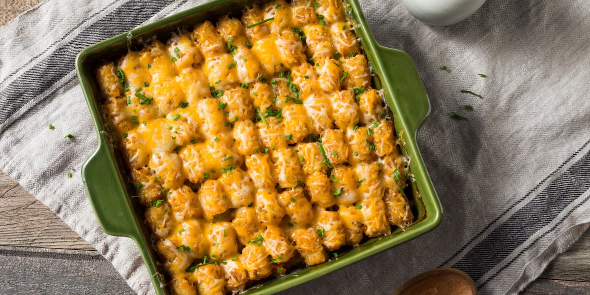 Homemade Tater Tot Hotdish Casserole